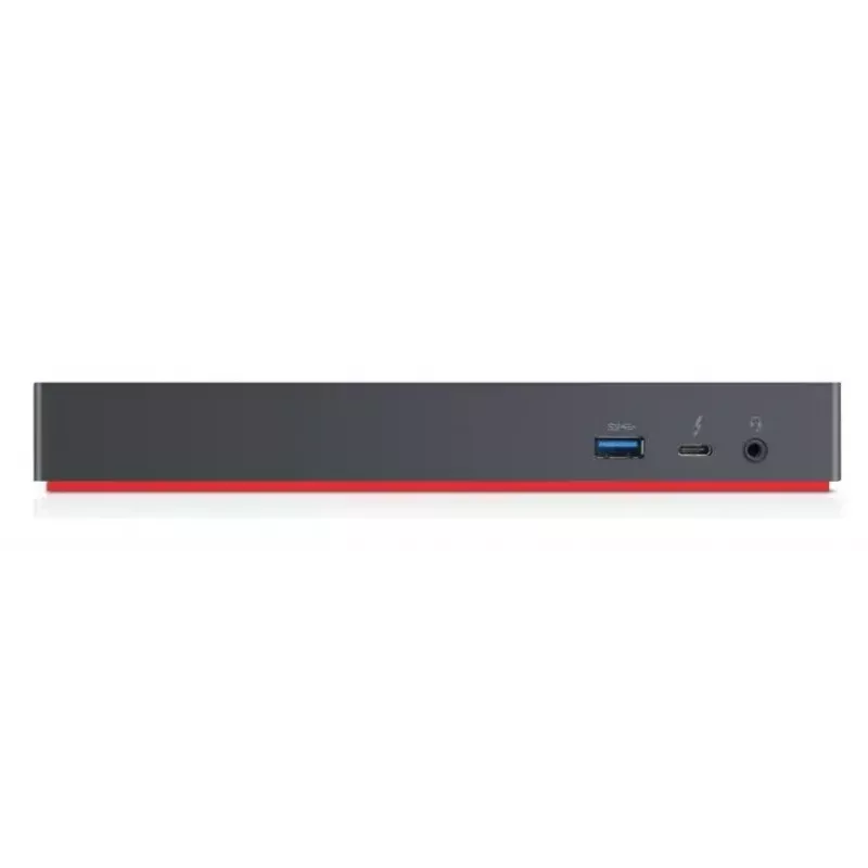 Lenovo 40AN0135EU dokavimo stotelė / prievadų replikatorius Laidinė Thunderbolt 3 Juoda, Raudona