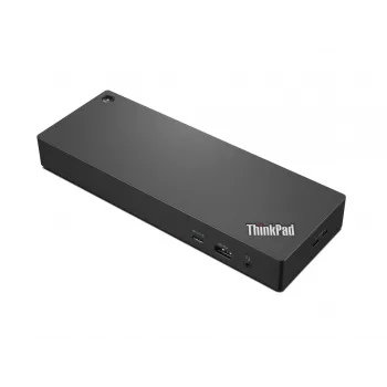 Lenovo 40B00300UK doko stotelė su Thunderbolt 4 – laidinė, juoda/raudona