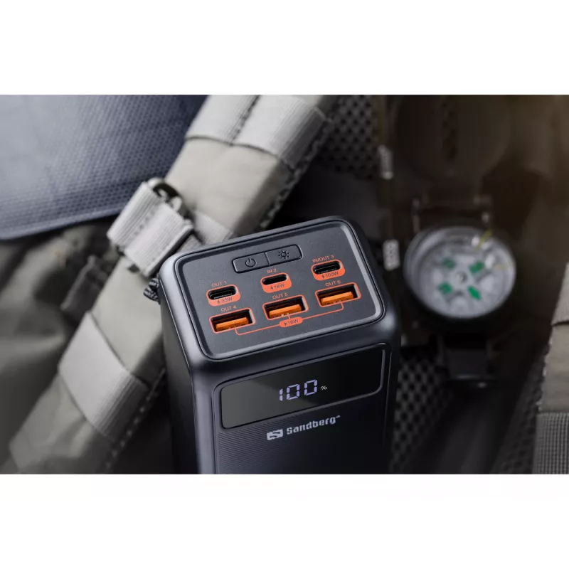 Nešiojamas maitinimo blokas Sandberg USB-C PD 130W 50000mAh