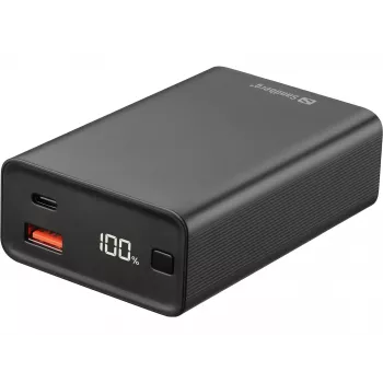 Nešiojamas Powerbank Sandberg Travel Powerbank 20000 PD65W, 20000 mAh