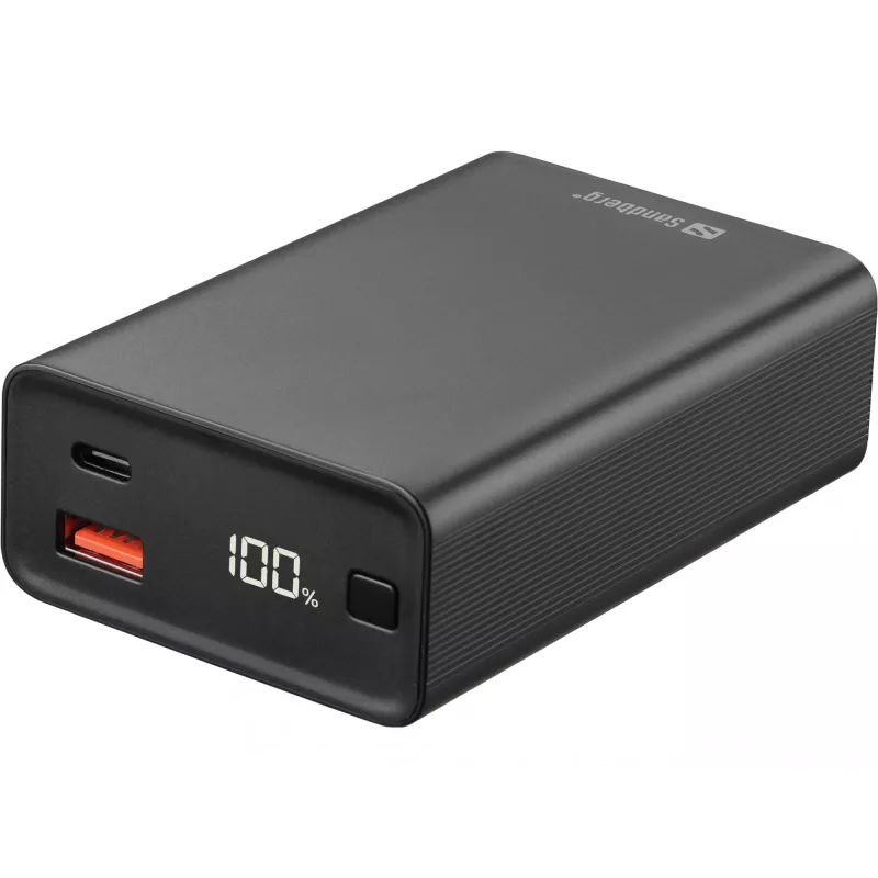 Nešiojamas Powerbank Sandberg Travel Powerbank 20000 PD65W, 20000 mAh