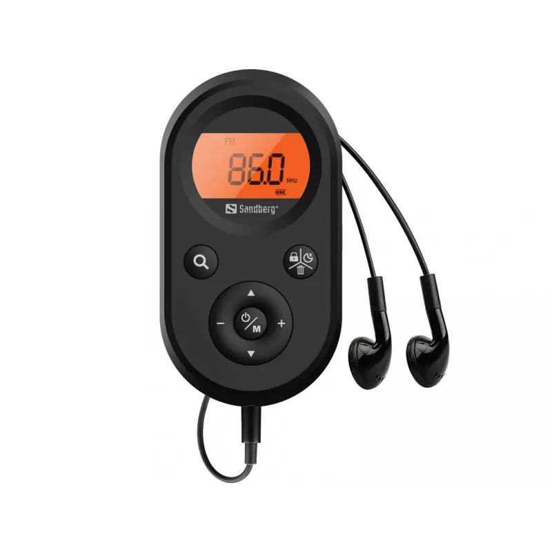Sandberg Pocket Radio FM+AM Recharge – nešiojamas radijo imtuvas