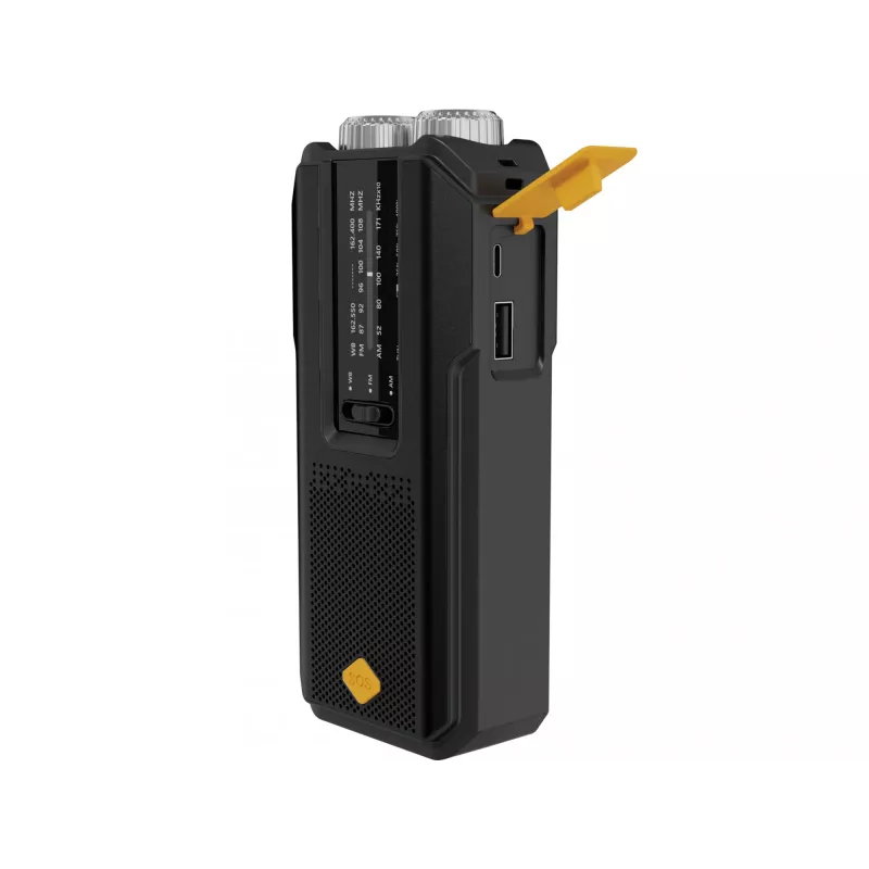 Sandberg Survivor Radio All-in-1 2000, nešiojamas, AM, FM, 87-180 MHz, 520-1710 kHz, 3 W, analoginis