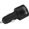 Automobilinis įkroviklis Sandberg 3in1 130W USB-C PD greitasis įkrovimas universalus