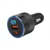 Automobilinis įkroviklis Sandberg 3in1 130W USB-C PD greitasis įkrovimas universalus