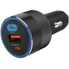 Automobilinis įkroviklis Sandberg 3in1 130W USB-C PD greitasis įkrovimas universalus