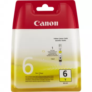 Canon BCI-6Y geltonas kasečių rašalas