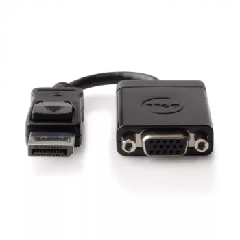 Vaizdo adapteris DELL 492-11715 DisplayPort į VGA juodas