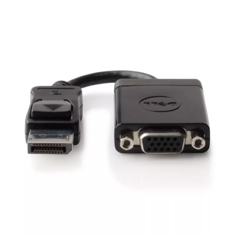 Vaizdo adapteris DELL 492-11715 DisplayPort į VGA juodas