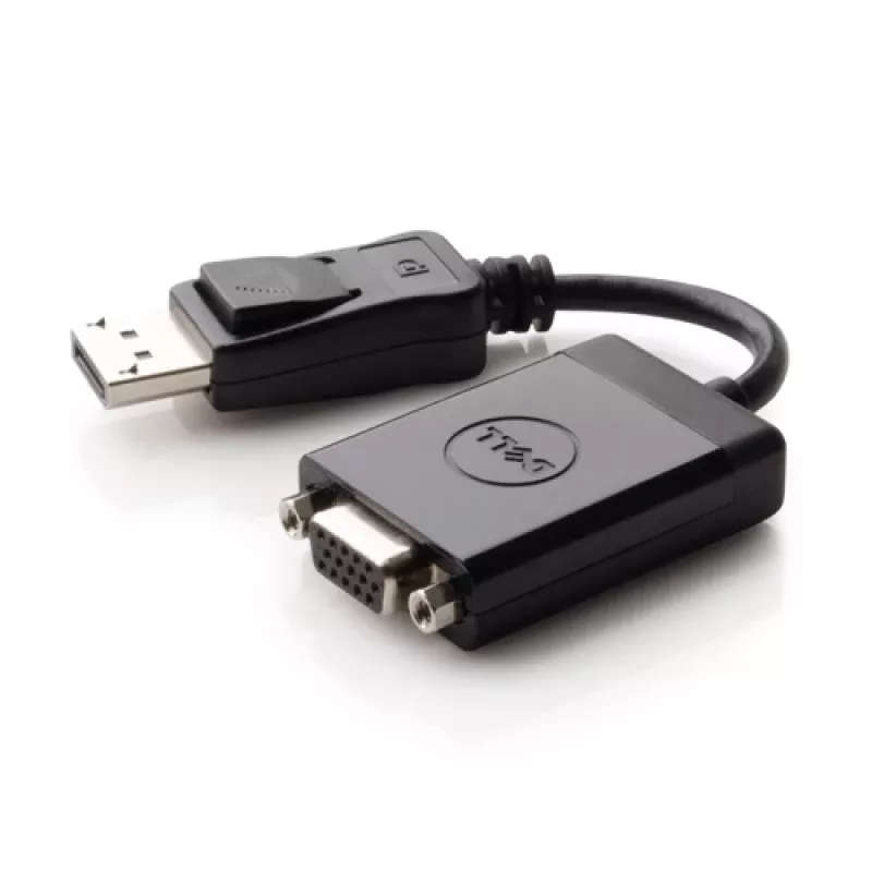 Vaizdo adapteris DELL 492-11715 DisplayPort į VGA juodas