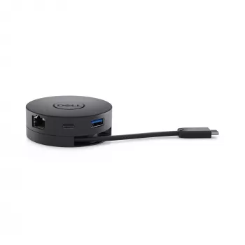 DELL DA300 USB-C 6-in-1 adapteris, juodas