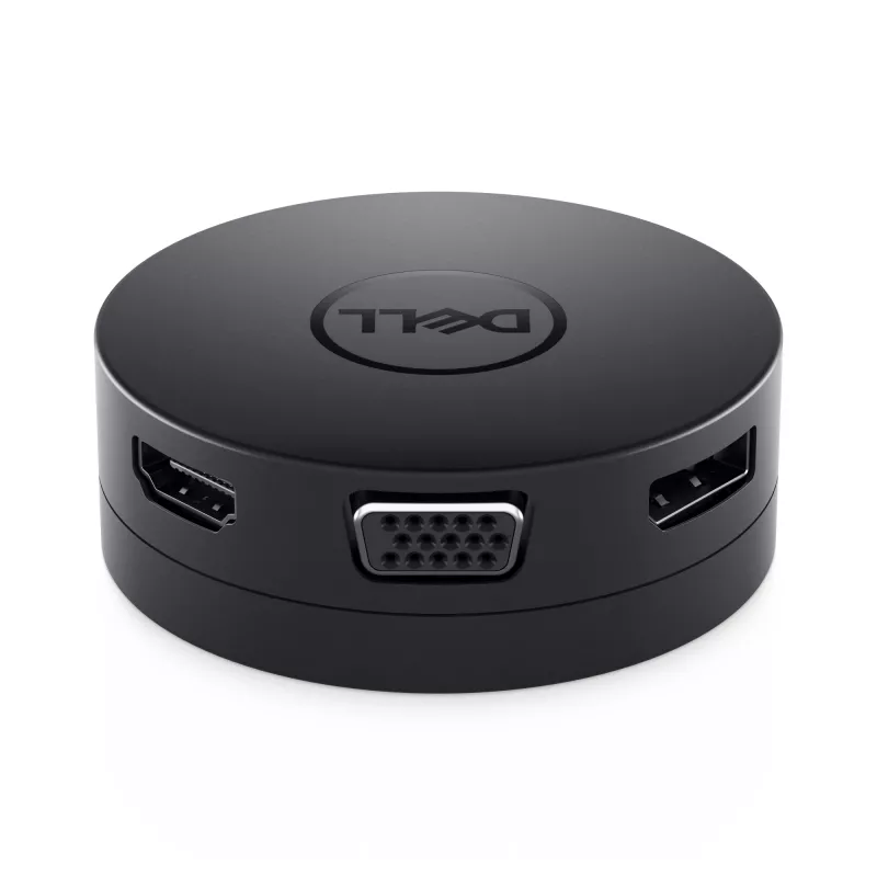 DELL DA300 USB-C 6-in-1 adapteris, juodas