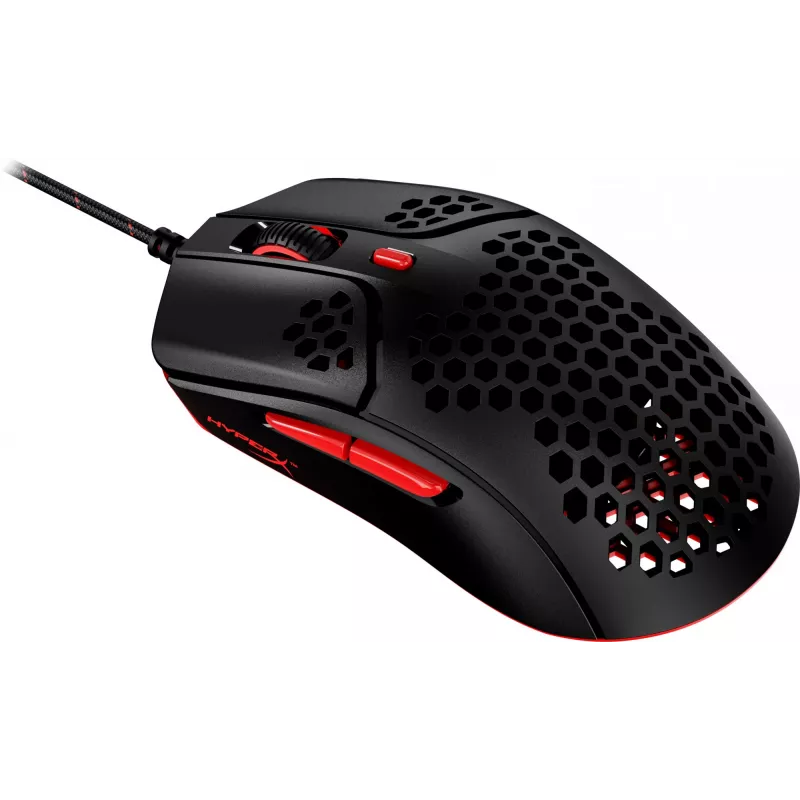 HyperX Pulsefire Haste - žaidimų pelė (juoda-raudona)