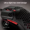 HyperX Pulsefire Haste - žaidimų pelė (juoda-raudona)
