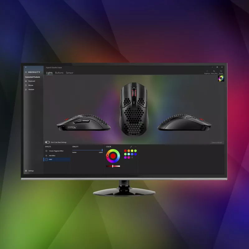 HyperX Pulsefire Haste - žaidimų pelė (juoda-raudona)