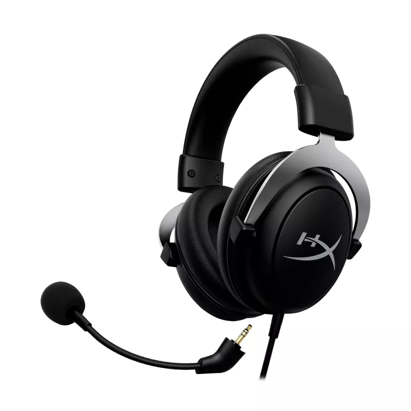 HyperX CloudX – žaidimų ausinės (juodos-sidabrinės) – Xbox