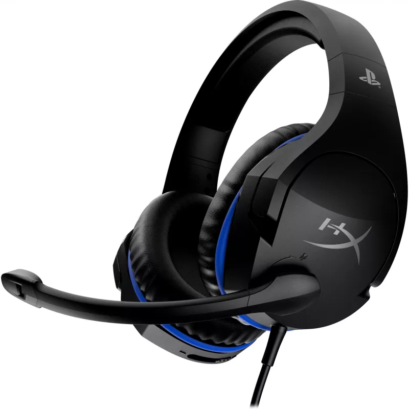 HyperX Cloud Stinger – Žaidimų ausinės PS5-PS4 (Juoda-Mėlyna)