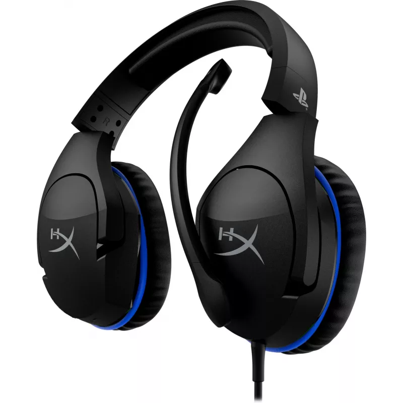 HyperX Cloud Stinger – Žaidimų ausinės PS5-PS4 (Juoda-Mėlyna)
