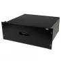 StarTech.com 4U juodo plieno stalčius 19 inch stelažams ir spintoms