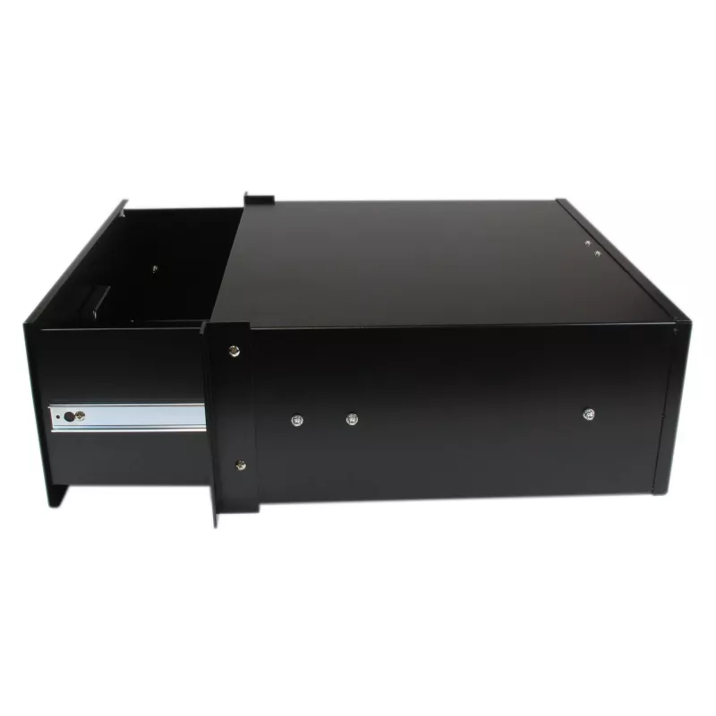 StarTech.com 4U juodo plieno stalčius 19 inch stelažams ir spintoms