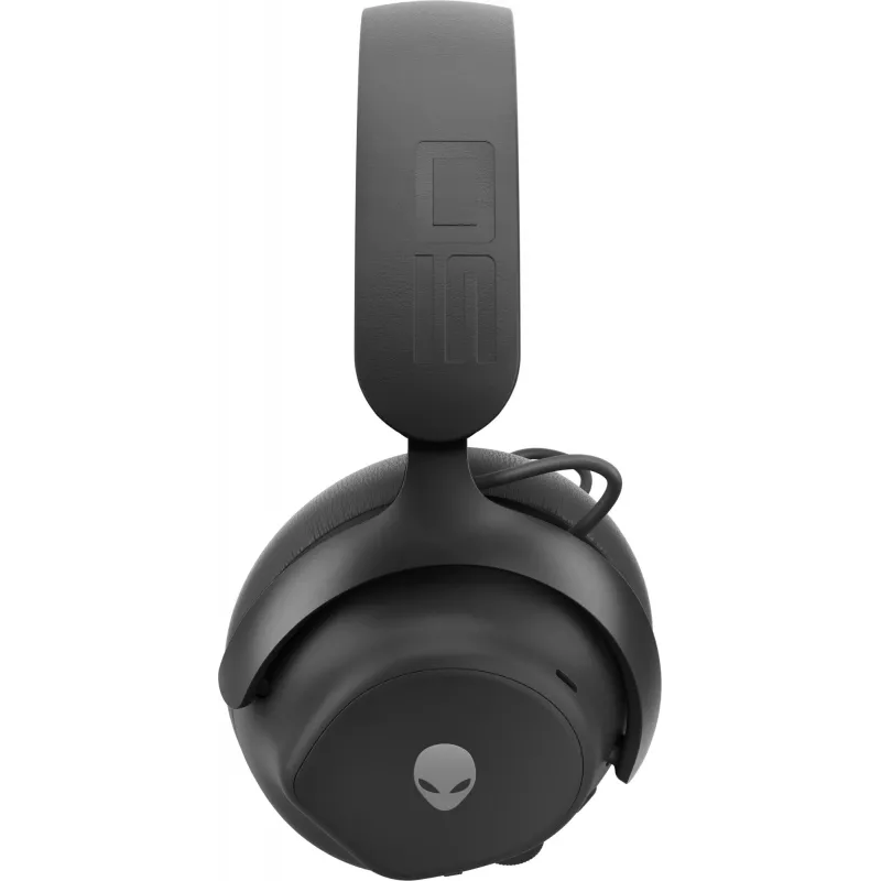 Ausinės / headset Alienware PRO-HS-G-DEAM, laidinės ir belaidės, žaidimams, USB Type-C, Bluetooth, juodos