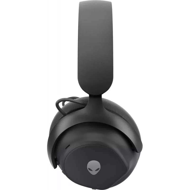 Ausinės / headset Alienware PRO-HS-G-DEAM, laidinės ir belaidės, žaidimams, USB Type-C, Bluetooth, juodos
