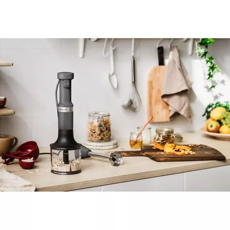 Panardintuvas KitchenAid 5KHBV83EDG 1 L 180 W Pilka