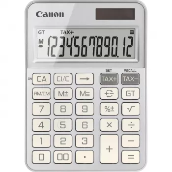 Pagrindinis skaičiuotuvas Canon KS-125KB stalinis 12 skaitmenų sidabrinis