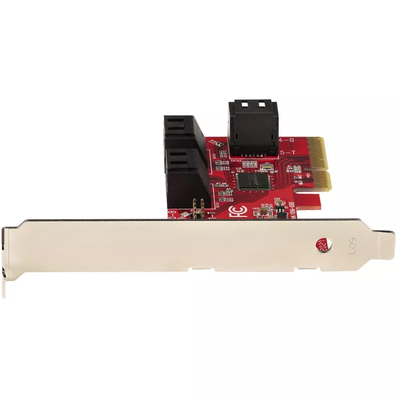 StarTech.com 6 prievadų SATA PCIe kortelė - 6Gbps - Žemo/viso profilio - Sukrautos SATA jungtys - ASM1166 be RAID - PCI Express į SATA adapteris