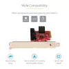 StarTech.com 6 prievadų SATA PCIe kortelė - 6Gbps - Žemo/viso profilio - Sukrautos SATA jungtys - ASM1166 be RAID - PCI Express į SATA adapteris