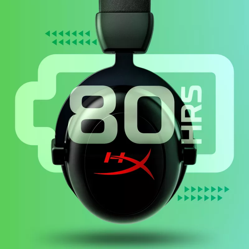 Belaidės žaidimų ausinės HyperX Cloud II Core Wireless