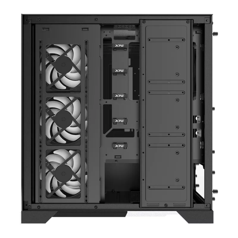 XPG INVADER X WOF Mid-Tower Black – Vidutinis bokštas, PC korpusas, juodas, ATX/micro ATX/Mini-ITX, SPCC, 17,5 cm