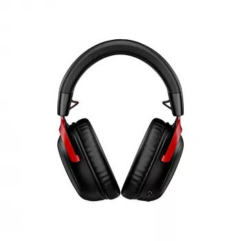 HyperX Cloud III Wireless – Belaidės žaidimų ausinės, Juoda/Raudona