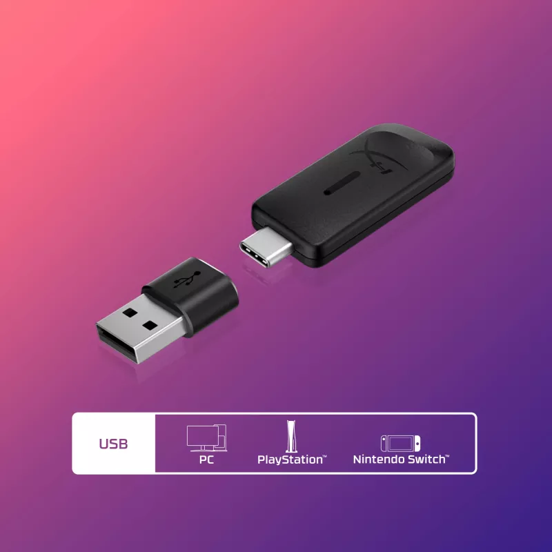 HyperX Cloud III Wireless – Belaidės žaidimų ausinės, Juoda/Raudona