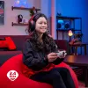 HyperX Cloud III Wireless – Belaidės žaidimų ausinės, Juoda/Raudona