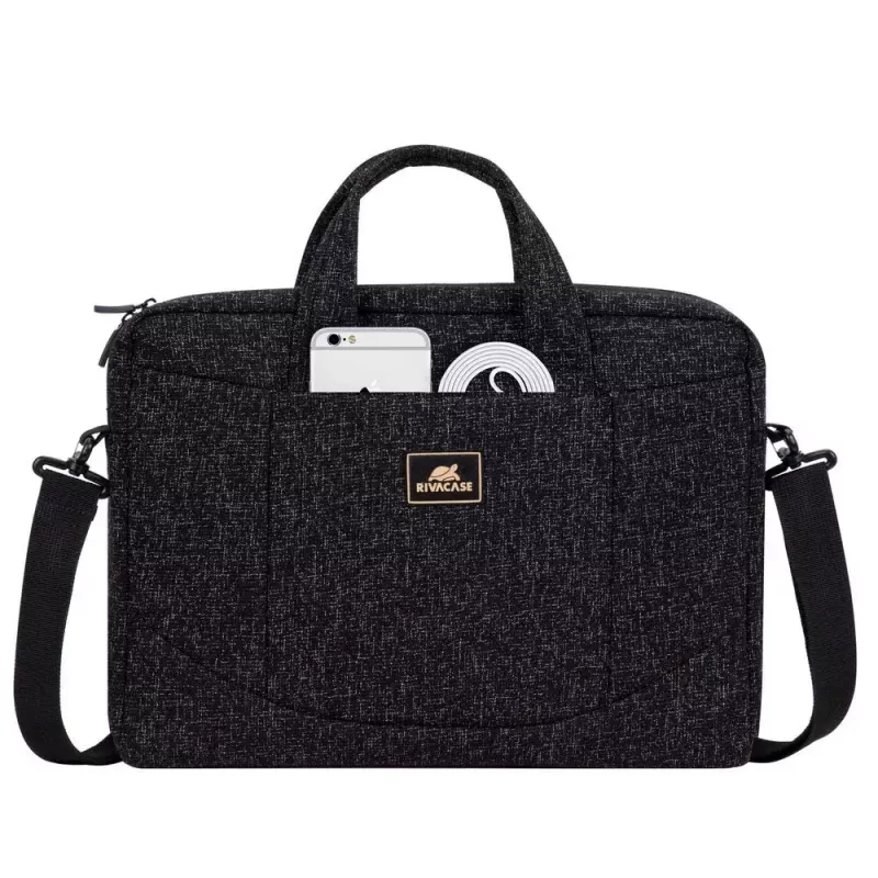 „Rivacase 7931“ rankinė nešiojimui – 39,6 cm (15,6 inch) juoda-balta
