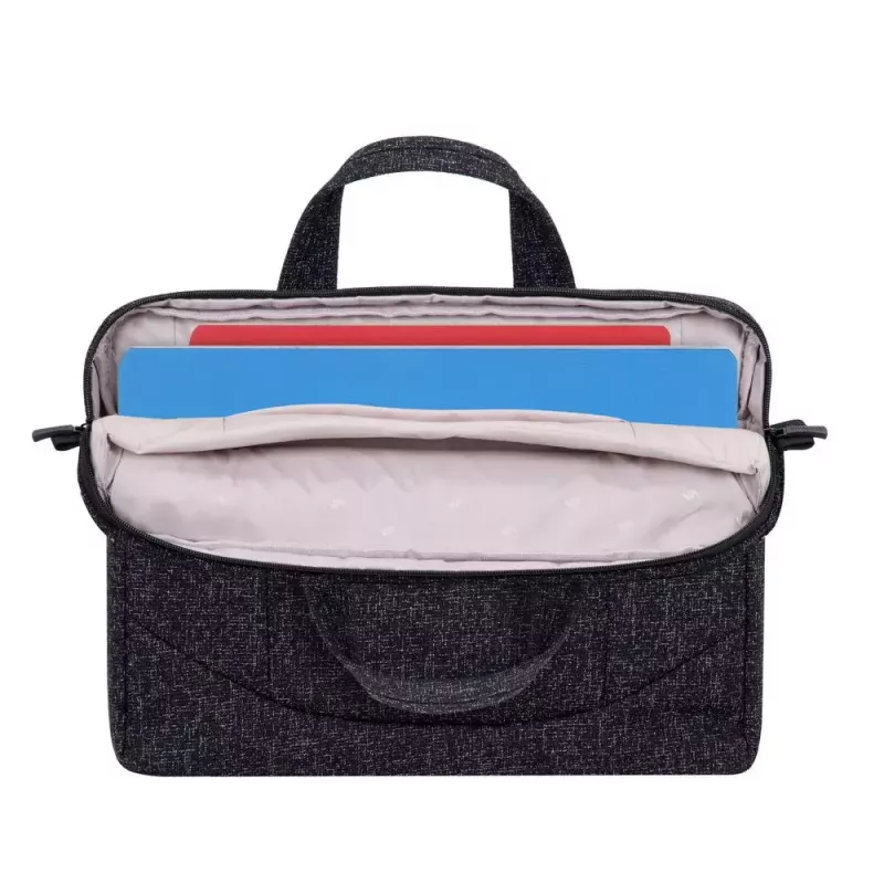 „Rivacase 7931“ rankinė nešiojimui – 39,6 cm (15,6 inch) juoda-balta
