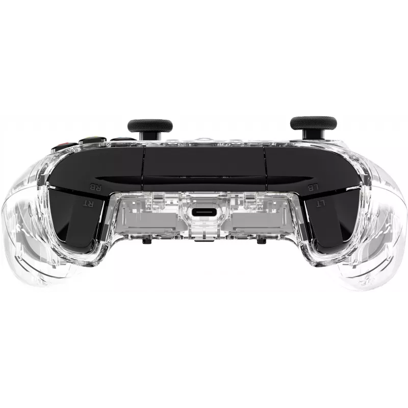 HyperX Clutch Gladiate – Laidinis žaidimų valdiklis su RGB apšvietimu, Xbox, skaidrus
