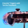 HyperX Clutch Gladiate – Laidinis žaidimų valdiklis su RGB apšvietimu, Xbox, skaidrus