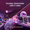 HyperX Clutch Gladiate – Laidinis žaidimų valdiklis su RGB apšvietimu, Xbox, skaidrus