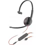HP Poly Blackwire C3215 Monofoninė ausinė su dėklu (Bulk), laidinė, biurui/skambučių centrui, 87 g, ausinė, juoda