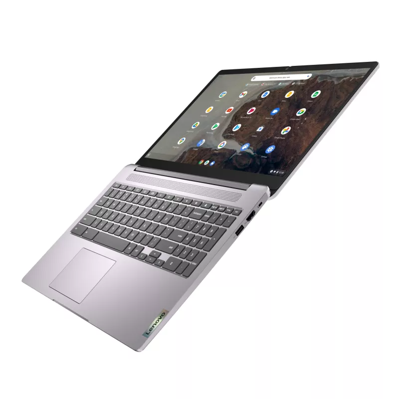 Lenovo IdeaPad 3 Chrome 15IJL6 Chromebook, Intel® Pentium® Silver N6000, 15.6 inch Full HD, 8 GB RAM, 128 GB eMMC, ChromeOS, Pilka