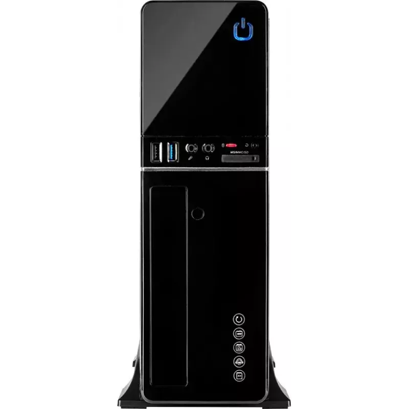Korpusas Inter-Tech IT-607 Desktop Juodas