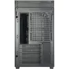 Korpusas PC Mini Tower INTER-TECH IM-2 Expander, Mini-ITX/Micro ATX, palaiko ATX/SFX maitinimo šaltinius, 2,5 colio ir 3,5 colio diskus, priekiniai/viršutiniai ventiliatoriai 120/140 mm, juodas