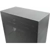Korpusas PC Mini Tower INTER-TECH IM-2 Expander, Mini-ITX/Micro ATX, palaiko ATX/SFX maitinimo šaltinius, 2,5 colio ir 3,5 colio diskus, priekiniai/viršutiniai ventiliatoriai 120/140 mm, juodas