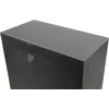 Korpusas PC Mini Tower INTER-TECH IM-2 Expander, Mini-ITX/Micro ATX, palaiko ATX/SFX maitinimo šaltinius, 2,5 colio ir 3,5 colio diskus, priekiniai/viršutiniai ventiliatoriai 120/140 mm, juodas