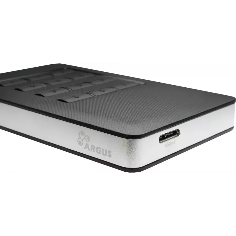 Išorinis HDD korpusas Inter-Tech GD-25LK01 aliuminis juodas 2.5 colio