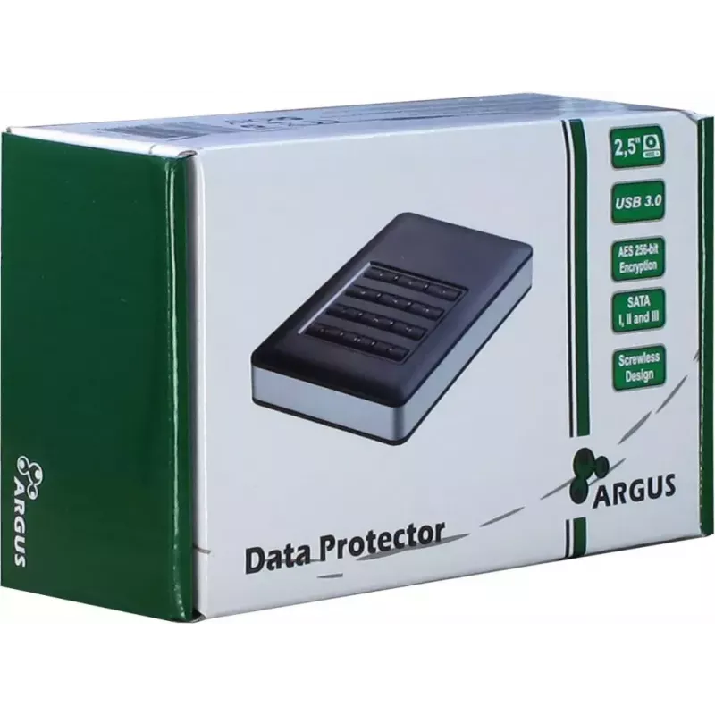 Išorinis HDD korpusas Inter-Tech GD-25LK01 aliuminis juodas 2.5 colio