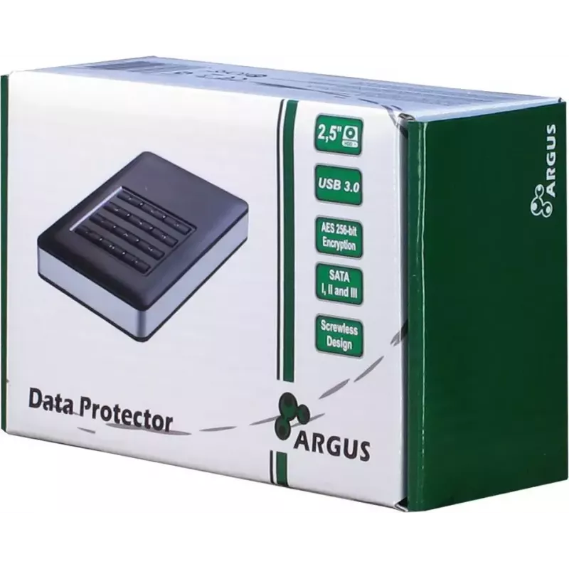 Išorinis HDD korpusas Inter-Tech GD-25LK01 aliuminis juodas 2.5 colio