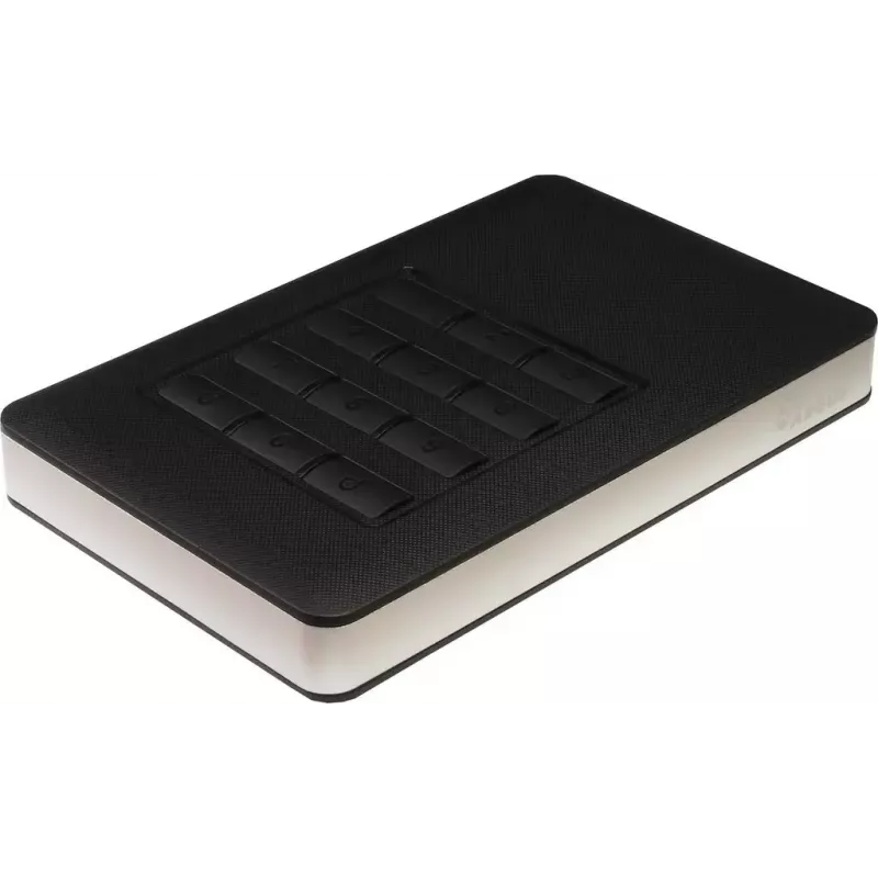 Išorinis HDD korpusas Inter-Tech GD-25LK01 aliuminis juodas 2.5 colio